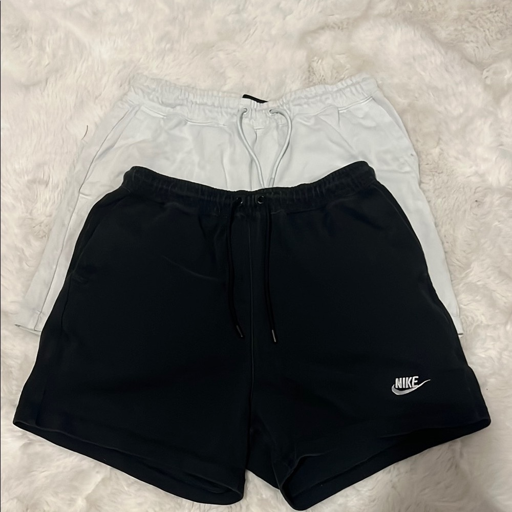 Nike Black and White Athletic Shorts